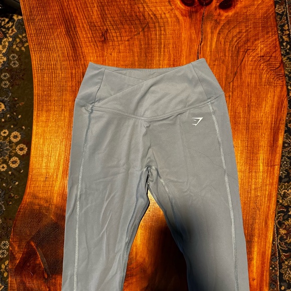 Gymshark Blue Crossover Leggings - Size S - Picture 3 of 6
